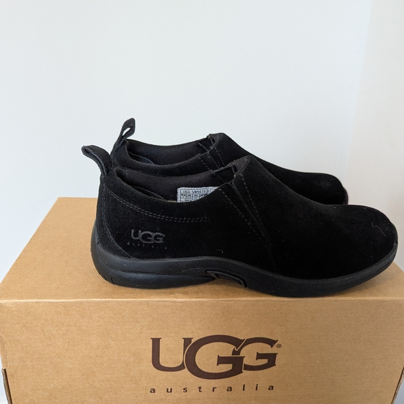 UGG Women's Black Suede Shoes - Picture 3 of 9
